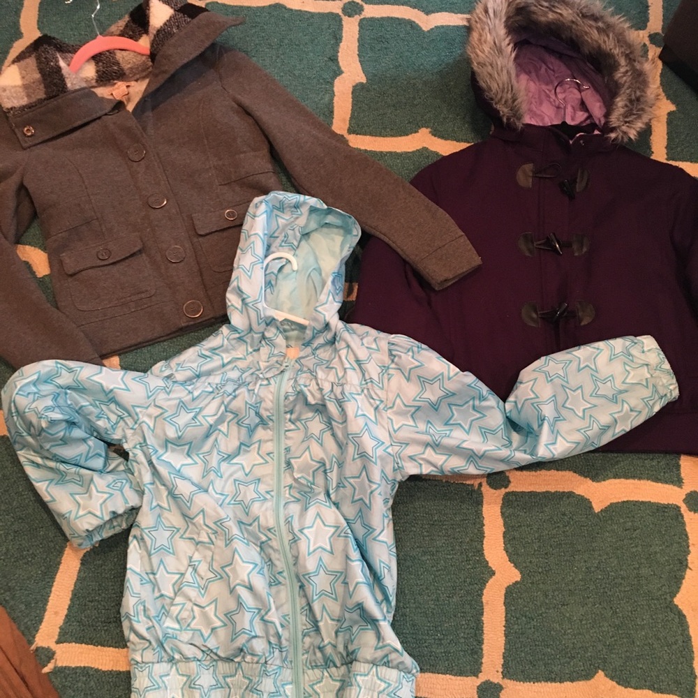 Three girls coats/jackets